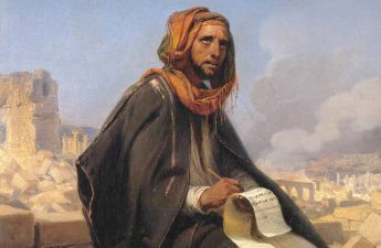 painting of Jeremiah by Horace Vernet, 1844