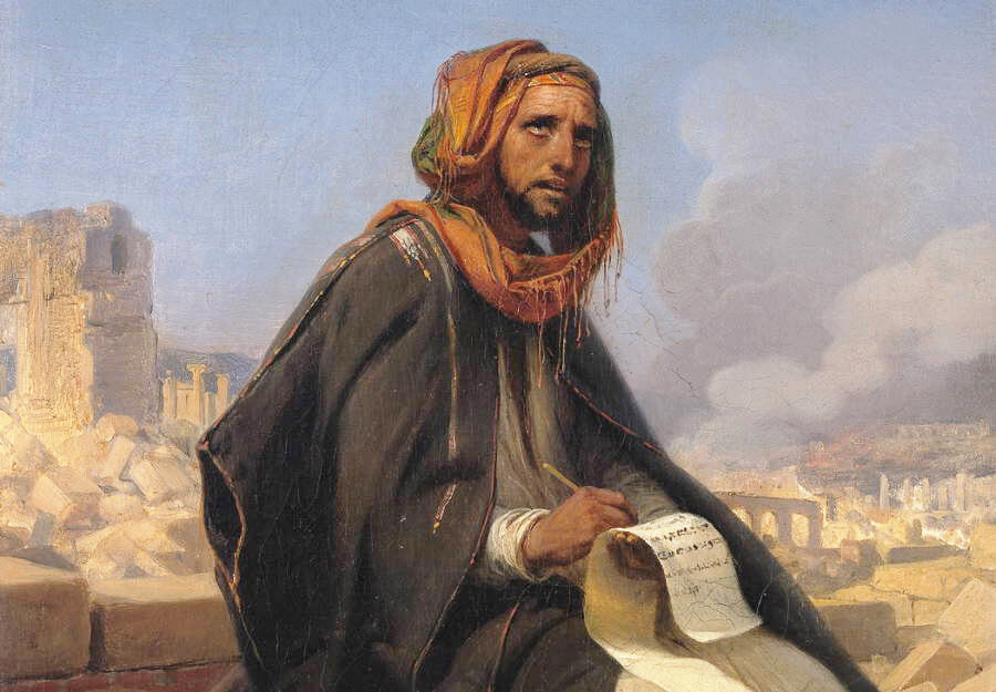 painting of Jeremiah by Horace Vernet, 1844