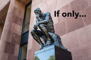 Thinker statue