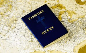 passport marked "Heaven"