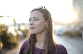 confident woman looking ahead